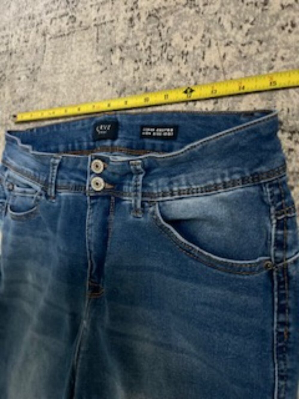 🧡3/$15 Curve Appeal Curve Creator High Rise Boot Jeans 14/32 - Picture 2 of 6
